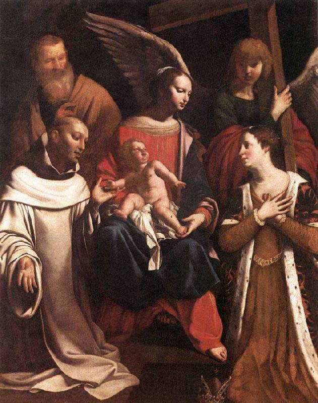 Francois Gerard Holy Family with St Bruno and St Helena